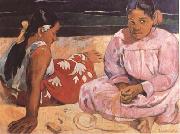 Paul Gauguin Tahitian Women (On the Beach) (mk09) oil
